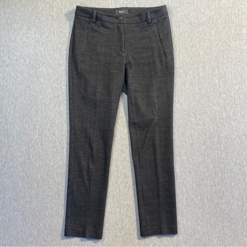 Brax Wool Dress Pants Women's 29 x 32 Black Gray